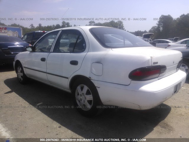 1Y1SK5265TZ046906 - 1996 GEO PRIZM LSI WHITE photo 3