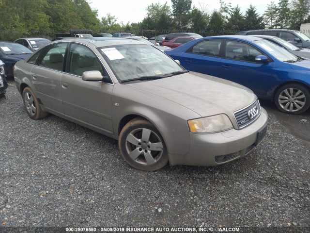 WAULT64B52N037518 - 2002 AUDI A6 3.0 QUATTRO Champagne photo 1