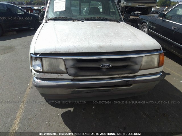 1FTCR10A3VPA91555 - 1997 FORD RANGER WHITE photo 6