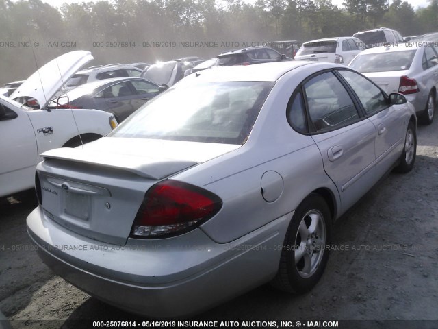 1FAFP55S84A135049 - 2004 FORD TAURUS SES SILVER photo 4