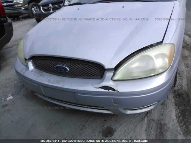 1FAFP55S84A135049 - 2004 FORD TAURUS SES SILVER photo 6