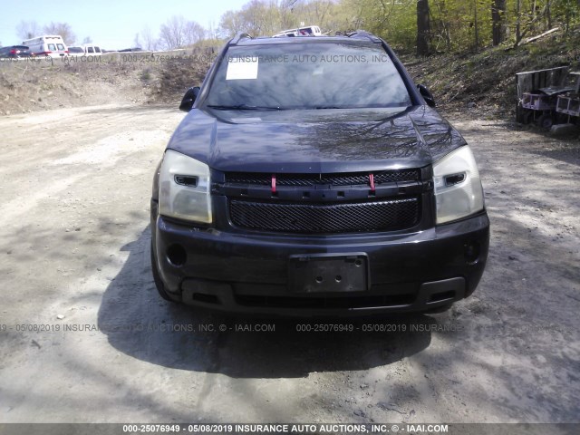 2CNDL83F886294074 - 2008 CHEVROLET EQUINOX LTZ შავი ფოტო 6
