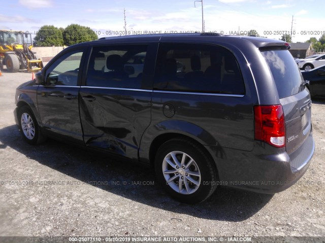 2C4RDGCG7KR519875 - 2019 DODGE GRAND CARAVAN SXT GRAY photo 3