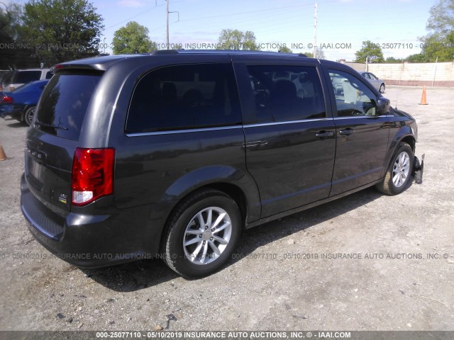 2C4RDGCG7KR519875 - 2019 DODGE GRAND CARAVAN SXT GRAY photo 4