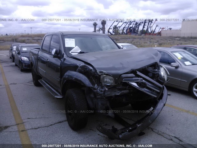 5TBET34166S506948 - 2006 TOYOTA TUNDRA DOUBLE CAB SR5 GRAY photo 1