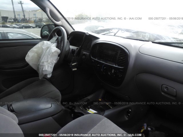 5TBET34166S506948 - 2006 TOYOTA TUNDRA DOUBLE CAB SR5 GRAY photo 5