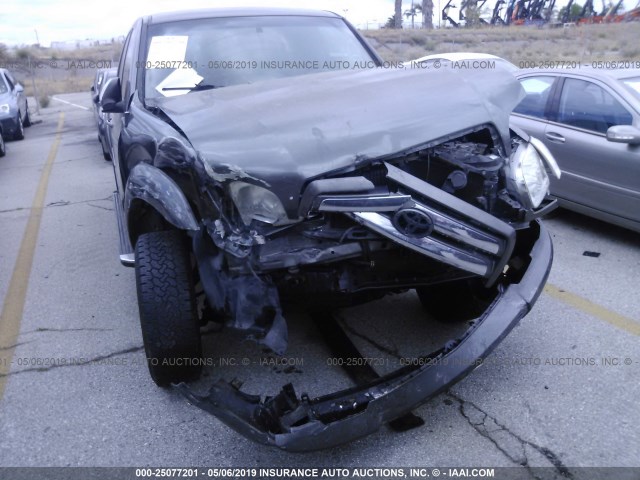5TBET34166S506948 - 2006 TOYOTA TUNDRA DOUBLE CAB SR5 GRAY photo 6