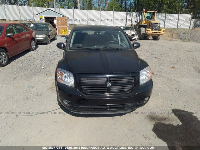 1B3HB48BX7D204691 - 2007 DODGE CALIBER SXT BLACK photo 6