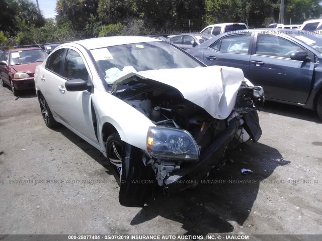 4A3AB56F38E012517 - 2008 MITSUBISHI GALANT ES PREMIUM WHITE photo 1