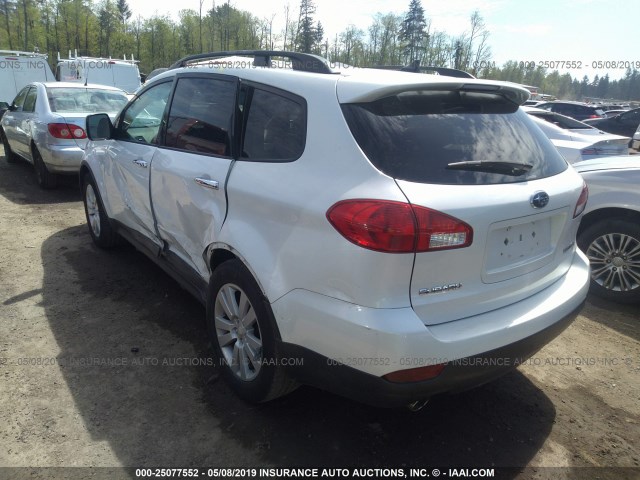 4S4WX90D984416769 - 2008 SUBARU TRIBECA LIMITED WHITE photo 3