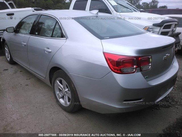 1G11C5SAXGF158571 - 2016 CHEVROLET MALIBU LIMITED LT SILVER photo 3