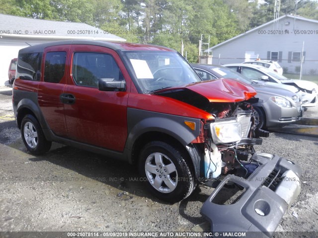 5J6YH28524L032146 - 2004 HONDA ELEMENT EX ORANGE photo 1