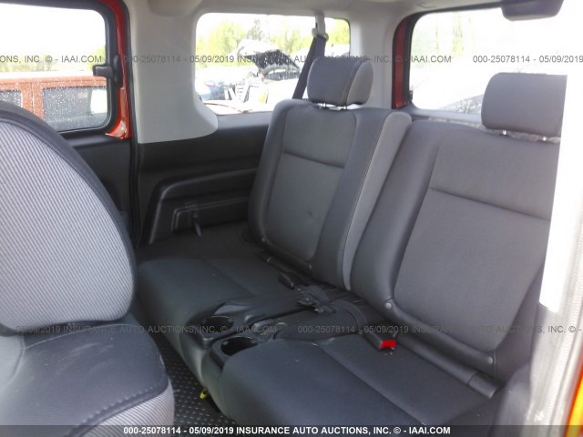 5J6YH28524L032146 - 2004 HONDA ELEMENT EX ORANGE photo 8