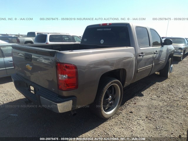 3GCPCSE03CG247507 - 2012 CHEVROLET SILVERADO C1500 LT BROWN photo 4