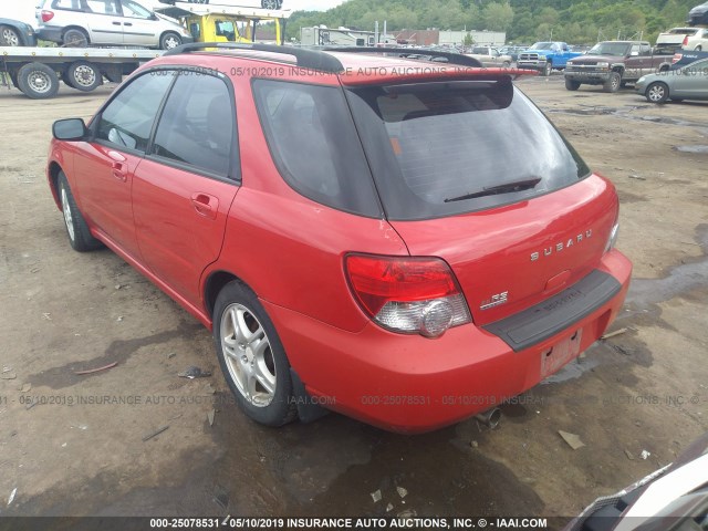 JF1GG67595H807839 - 2005 SUBARU IMPREZA RS RED photo 3