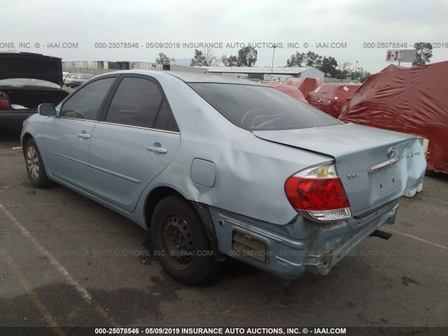 4T1BE32K26U675968 - 2006 TOYOTA CAMRY LE/XLE/SE Light Blue photo 3