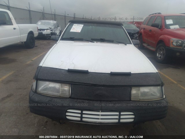 1G1JC34T0R7223525 - 1994 CHEVROLET CAVALIER RS WHITE photo 6