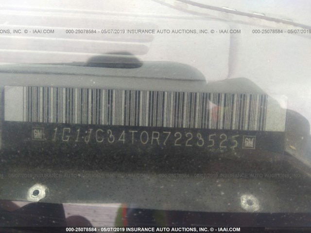 1G1JC34T0R7223525 - 1994 CHEVROLET CAVALIER RS WHITE photo 9
