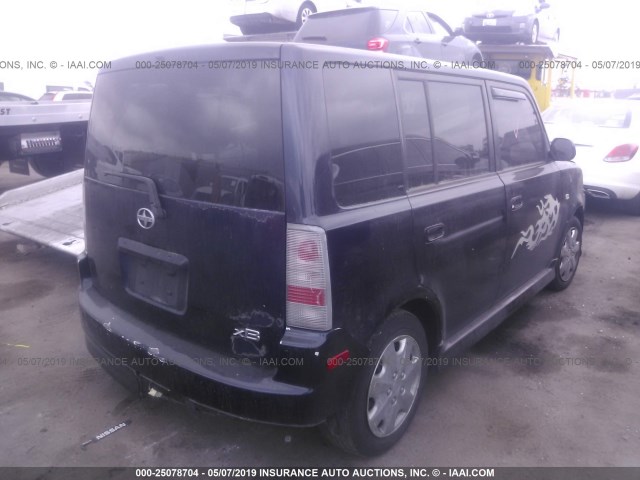 JTLKT324X64073917 - 2006 TOYOTA SCION XB 蓝色 照片 4