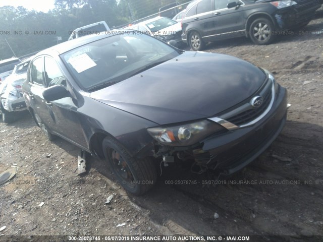 JF1GE61608H527710 - 2008 SUBARU IMPREZA 2.5I BLACK photo 1