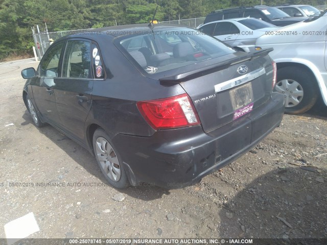 JF1GE61608H527710 - 2008 SUBARU IMPREZA 2.5I BLACK photo 3