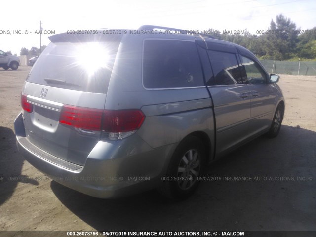 5FNRL38699B040035 - 2009 HONDA ODYSSEY EXL GRAY photo 4