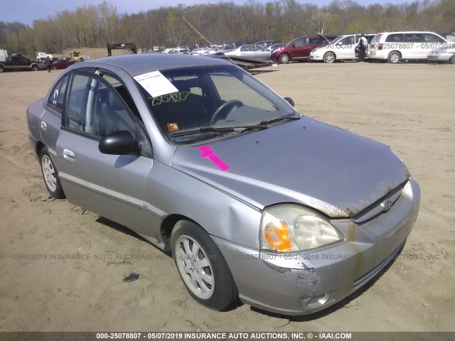 KNADC125956366600 - 2005 KIA RIO SILVER photo 1