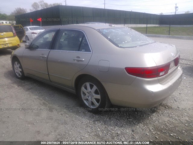 1HGCM66575A064143 - 2005 HONDA ACCORD EX Champagne photo 3