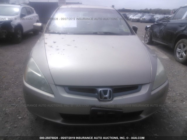 1HGCM66575A064143 - 2005 HONDA ACCORD EX Champagne photo 6