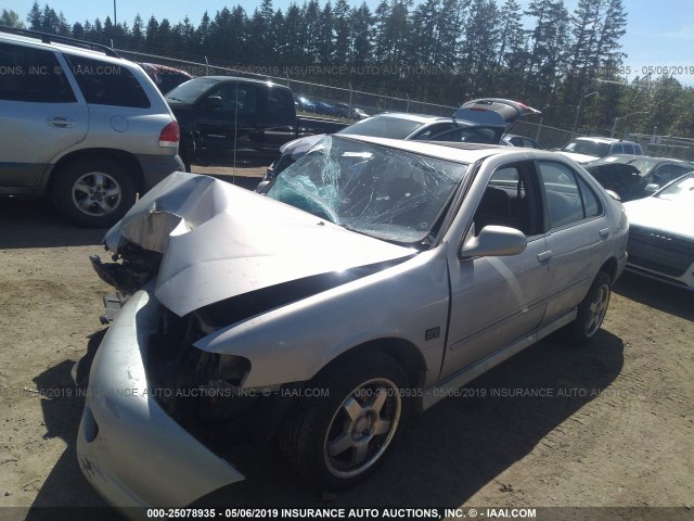 3N1BB41DXXL002401 - 1999 NISSAN SENTRA SE SILVER photo 2