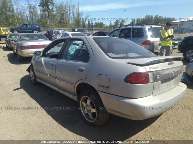 3N1BB41DXXL002401 - 1999 NISSAN SENTRA SE SILVER photo 3