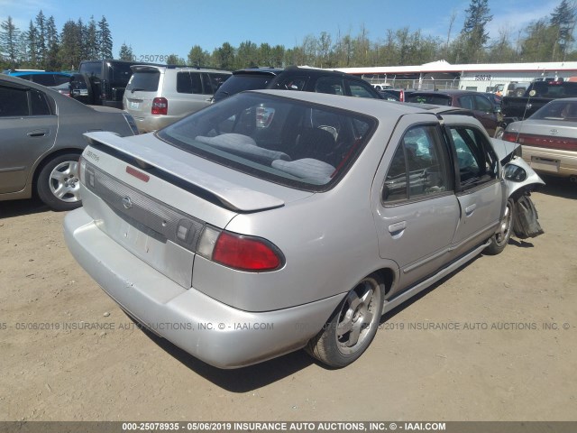 3N1BB41DXXL002401 - 1999 NISSAN SENTRA SE SILVER photo 4