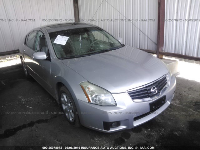 1N4BA41E17C829925 - 2007 NISSAN MAXIMA SE/SL SILVER photo 1