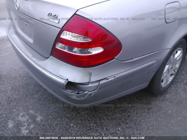 WDBUF65J05A669616 - 2005 MERCEDES-BENZ E 320 SILVER photo 6