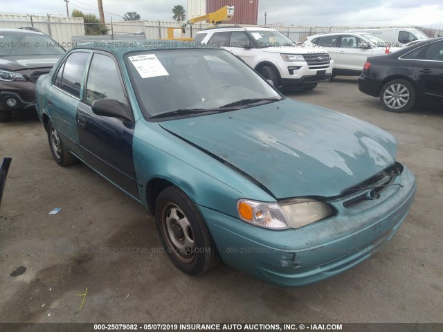 1NXBR12E2XZ215648 - 1999 TOYOTA COROLLA VE/CE/LE TURQUOISE photo 1