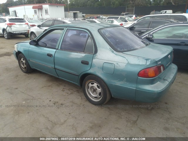 1NXBR12E2XZ215648 - 1999 TOYOTA COROLLA VE/CE/LE TURQUOISE photo 3