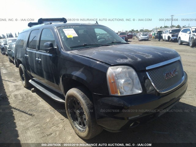 1GKFK66878J186117 - 2008 GMC YUKON XL DENALI BLACK photo 1