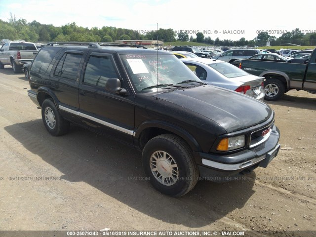 1GKDT13W9V2508076 - 1997 GMC JIMMY BLACK photo 1