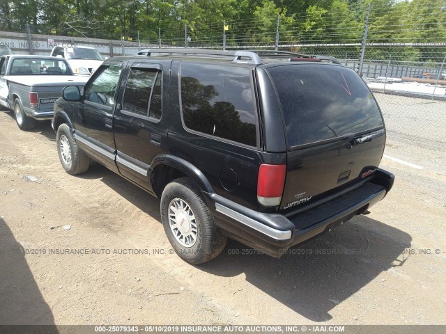 1GKDT13W9V2508076 - 1997 GMC JIMMY BLACK photo 3