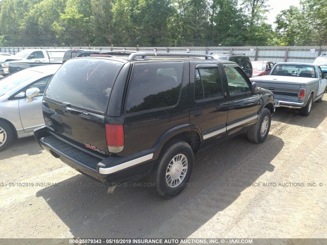 1GKDT13W9V2508076 - 1997 GMC JIMMY BLACK photo 4