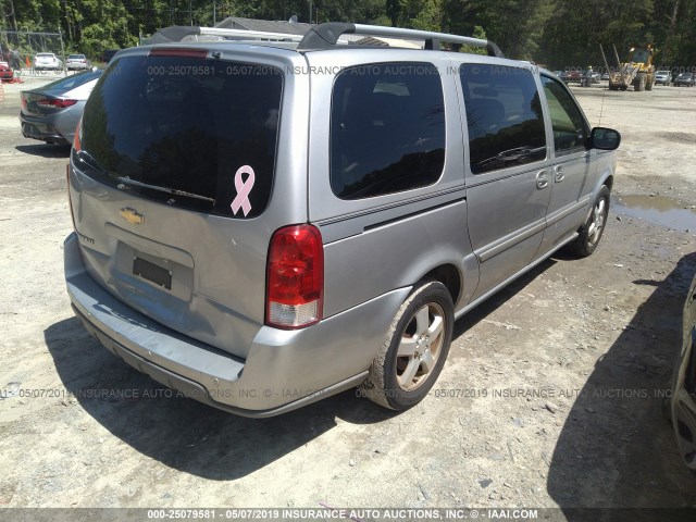 1GNDV33137D153880 - 2007 CHEVROLET UPLANDER LT SILVER photo 4