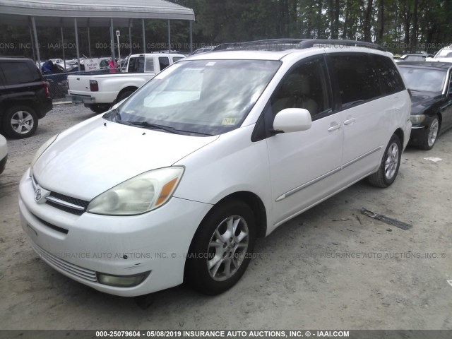 5TDZA22C14S190501 - 2004 TOYOTA SIENNA XLE/XLE LIMITED WHITE photo 2