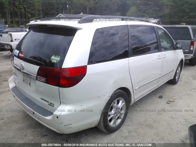 5TDZA22C14S190501 - 2004 TOYOTA SIENNA XLE/XLE LIMITED WHITE photo 4