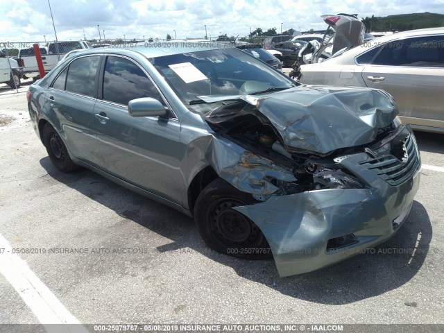 4T1BE46K48U741715 - 2008 TOYOTA CAMRY CE/LE/XLE/SE GREEN photo 1
