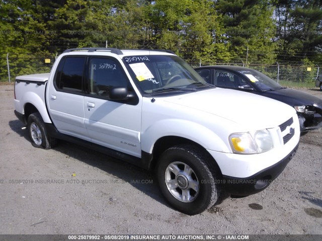 1FMZU67E22UD40872 - 2002 FORD EXPLORER SPORT TR  WHITE photo 1