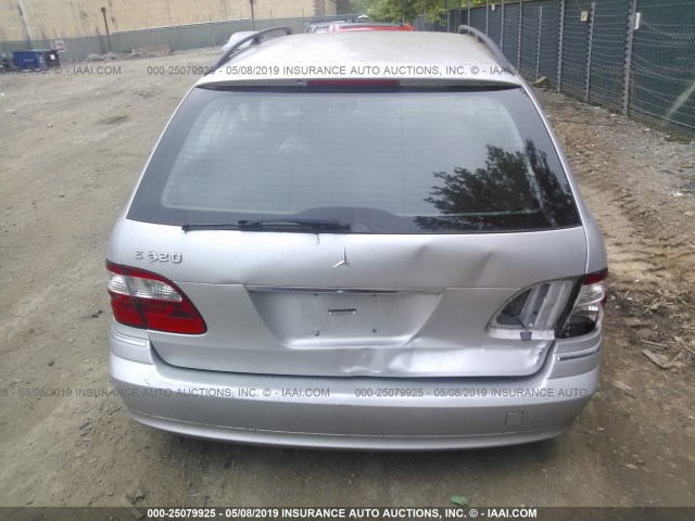 WDBUH65J74A477828 - 2004 MERCEDES-BENZ E 320 SILVER photo 6