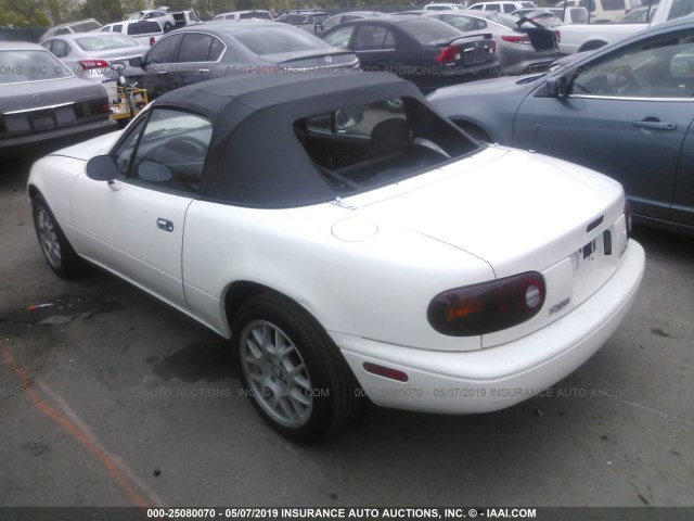 JM1NA3530V0729436 - 1997 MAZDA MX-5 MIATA WHITE photo 3