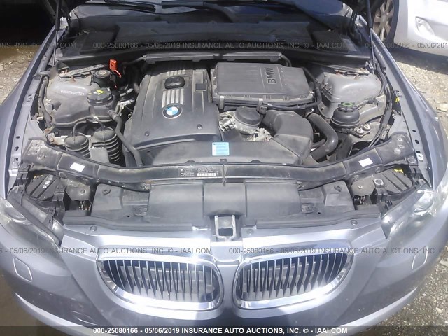 WBAWC7C58AE271326 - 2010 BMW 335 XI SILVER photo 10