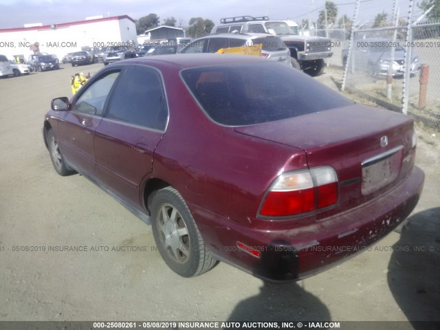 1HGCD5650TA139188 - 1996 HONDA ACCORD EX/EX-R RED photo 3