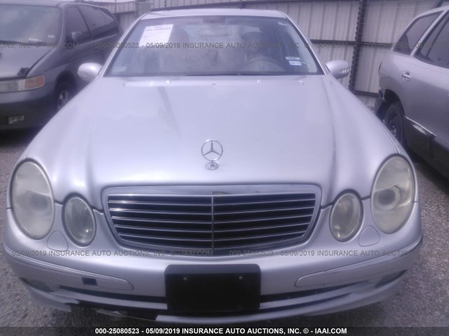 WDBUF83J36X209654 - 2006 MERCEDES-BENZ E 500 4MATIC SILVER photo 6